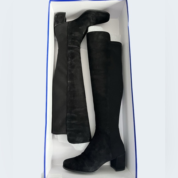 ‼️SOLD‼️NIB Stuart Weitzman city block Suede Over The Knee Boots, size 9 - Picture 5 of 8